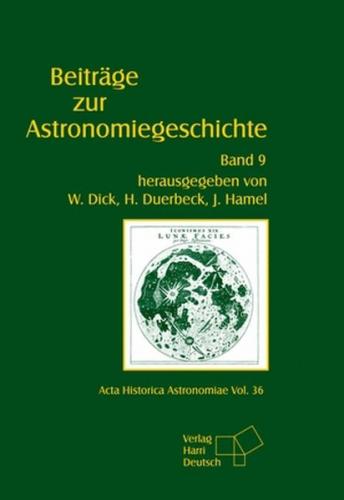 Beiträge zur Astronomiegeschichte 
