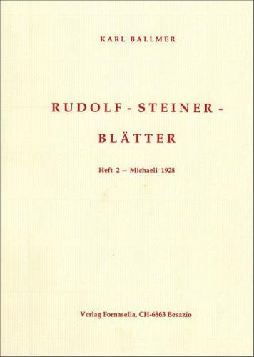 Rudolf-Steiner-Blätter Nr. 2 