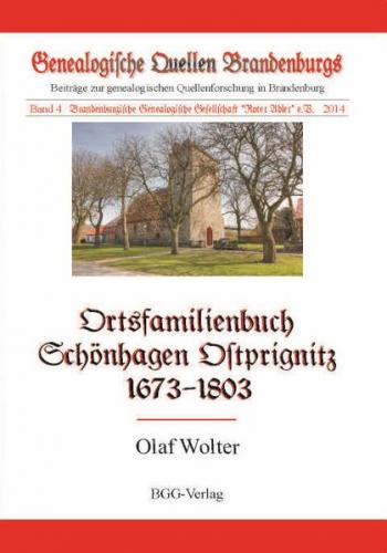 Ortsfamilienbuch der Gemeinde Schönhagen, Ostprignitz, 1673-1803 