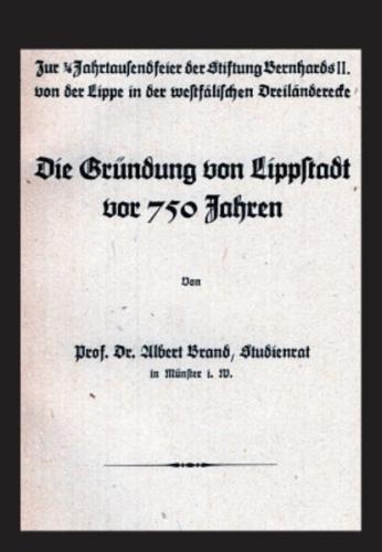 Die Gründung von Lippstadt vor 750 Jahren 