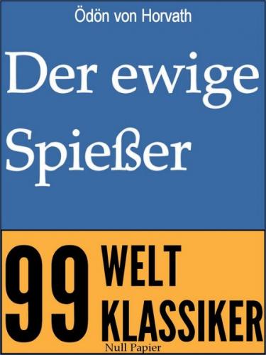 Der ewige Spießer (Ebook - EPUB) 