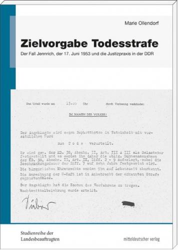 Zielvorgabe Todesstrafe 