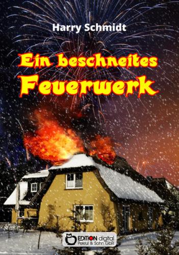 Ein beschneites Feuerwerk 