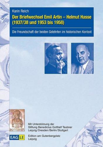 Der Briefwechsel Emil Artin - Helmut Hasse (1937/38 und 1953 bis 1958) 