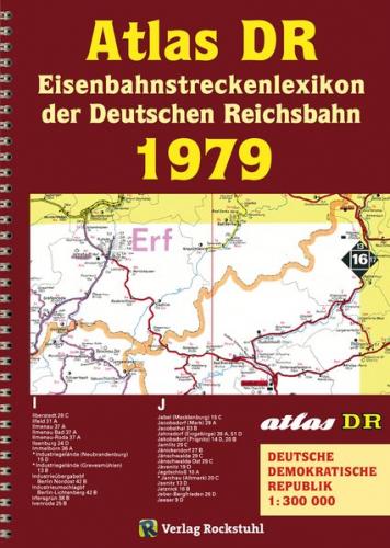 ATLAS DR 1979 - Eisenbahnstreckenlexikon der Deutschen Reichsbahn 