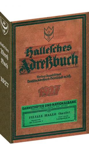 HALLE - Hallesches Adreßbuch 1927 