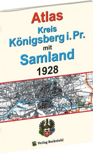 ATLAS Kreis Königsberg i. Pr. mit Samland 1928 