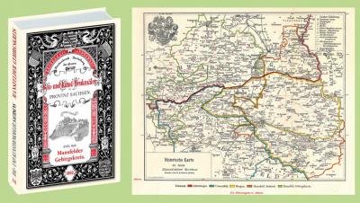 Bau- und Kunstdenkmäler des MANSFELDER GEBIRGSKREIS 1893. Buch und Karte 