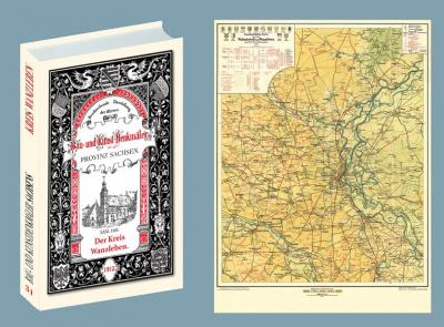 Bau- und Kunstdenkmäler des Kreises WANZLEBEN 1912. Buch und Karte 