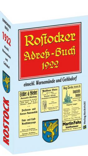 ROSTOCKER ADRESSBUCH 1922 