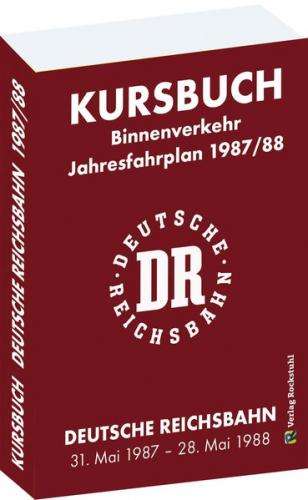 Kursbuch der Deutschen Reichsbahn 1987/1988 