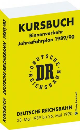 Kursbuch der Deutschen Reichsbahn 1989/90 