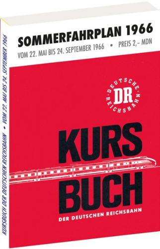 Kursbuch der Deutschen Reichsbahn - Sommerfahrplan 1966 