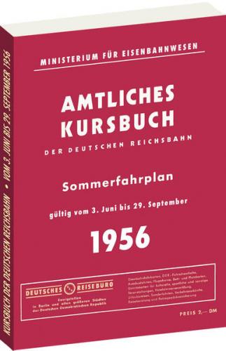 Kursbuch der Deutschen Reichsbahn - Sommerfahrplan 1956 