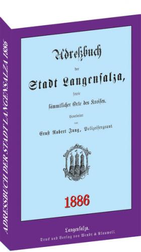Adreßbuch / Einwohnerbuch der Stadt Langensalza 1886 