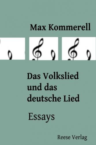 Das Volkslied und das deutsche Lied (Ebook - EPUB) 