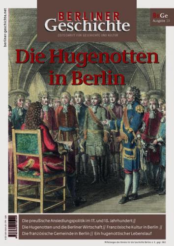 Berliner Geschichte - Zeitschrift für Geschichte und Kultur 
