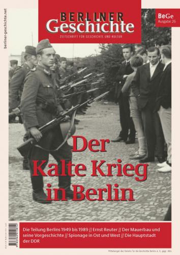 Berliner Geschichte - Zeitschrift für Geschichte und Kultur 