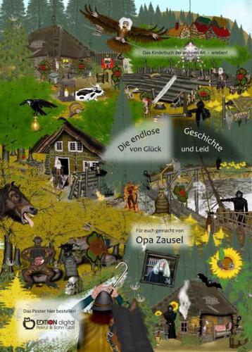 Poster zur endlosen Geschichte von Glück und Leid 