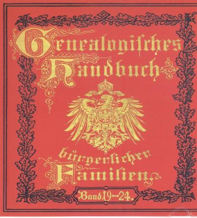 Deutsches Geschlechterbuch - CD-ROM. Genealogisches Handbuch bürgerlicher Familien / Genealogisches Handbuch bürgerlicher Familien Bände 19-24 (Audio-Mp3) 