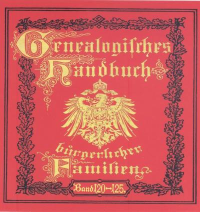 Deutsches Geschlechterbuch - CD-ROM. Genealogisches Handbuch bürgerlicher Familien (Audio-Mp3) 