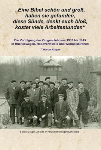"Eine Bibel schön und groß, haben sie gefunden, diese Sünde, denkt euch bloß, kostet viele Arbeitsstunden" 