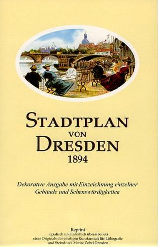 Stadtplan von Dresden 1894 