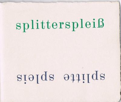 Splittespleis. splitterspleiß 