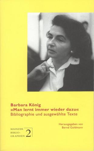 Barbara König: "Man lernt immer wieder dazu" 