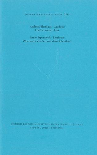 Joseph-Breitbach-Preis 2013 
