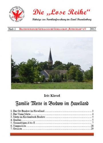 Familie Mette in Bredow, Havelland 