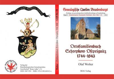 Ortsfamilienbuch der Gemeinde Schrepkow, Ostprignitz, 1744-1843 
