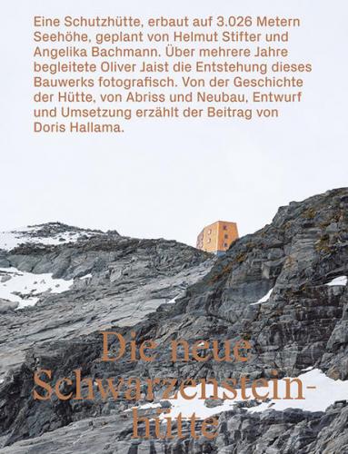Die neue Schwarzensteinhütte 